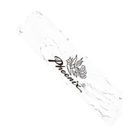 Phoenix Herzförmige Leinwand auf 3 mm Karton | 20–50 cm