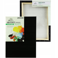 Phoenix Keilrahmenleinwand, schwarz, 260 g/m² | 20 × 30 bis 50 × 70 cm
