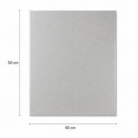 Phoenix Keilrahmenleinwand silber-metallic 40 x 50 cm