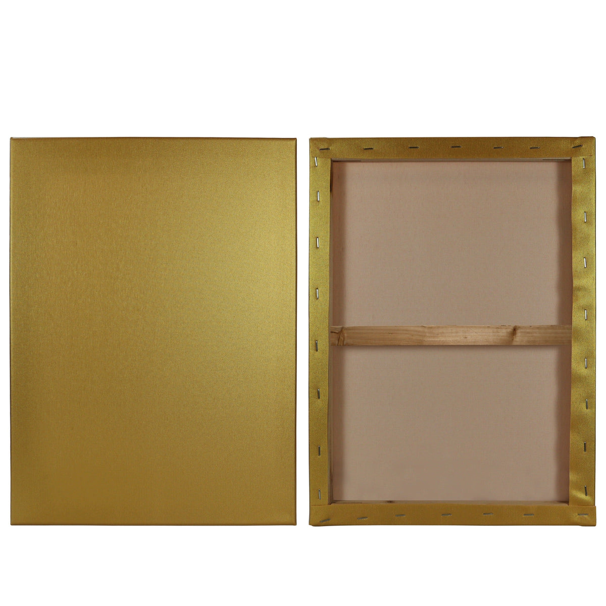 Phoenix Leinwand auf Keilrahmen Metallic Gold 50 x 70 cm