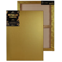 Phoenix Leinwand auf Keilrahmen Metallic Gold 50 x 70 cm