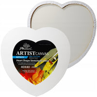 Phoenix Leinwand in Herzform, 350 g/m², 20–50 cm – 40