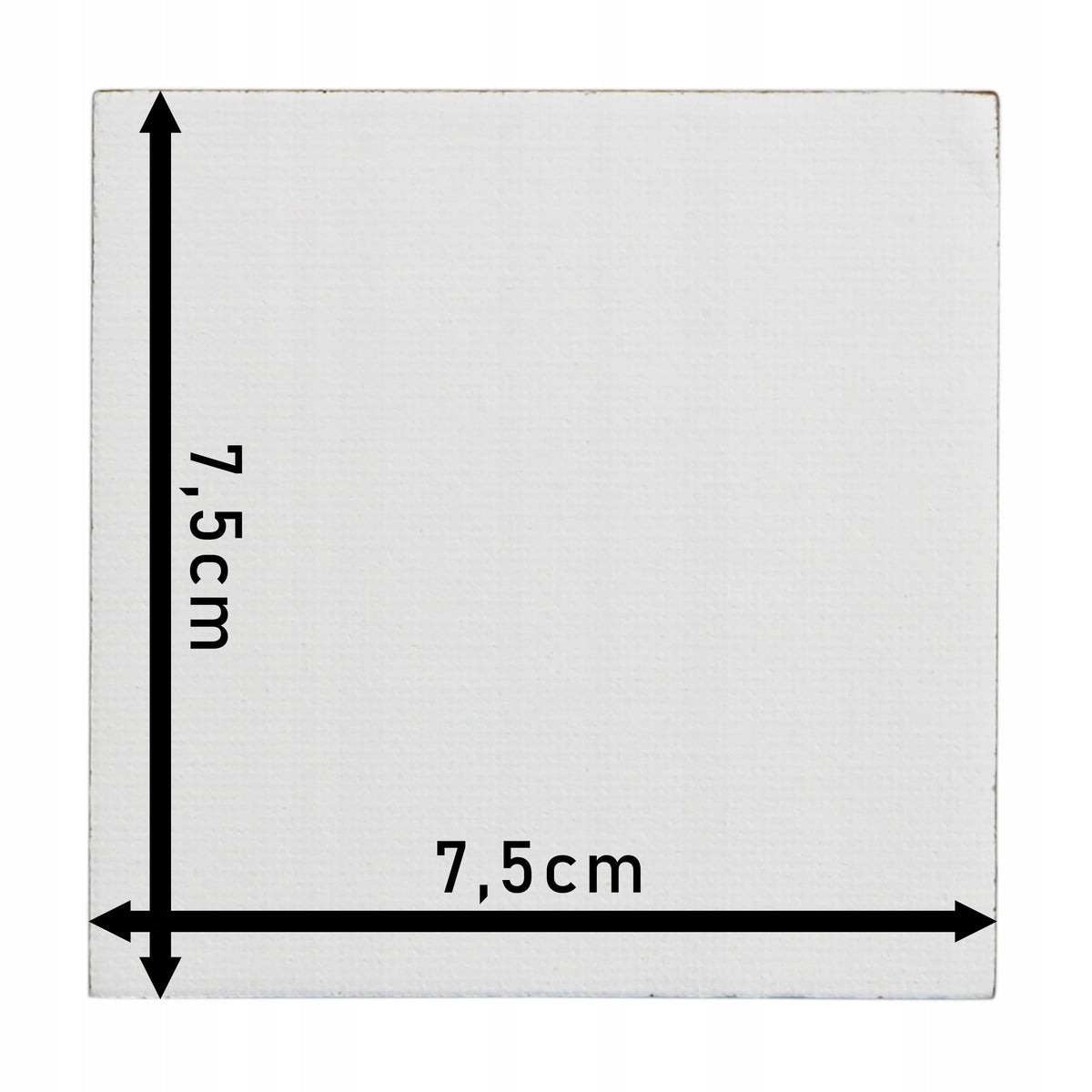 Phoenix magnetische Leinwand auf Karton, quadratisch, 7,5 x 7,5 cm, 4 Stück