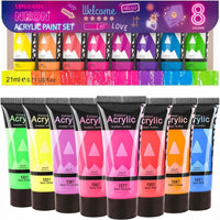Phoenix Neon-Acrylfarben-Set 8 x 21 ml