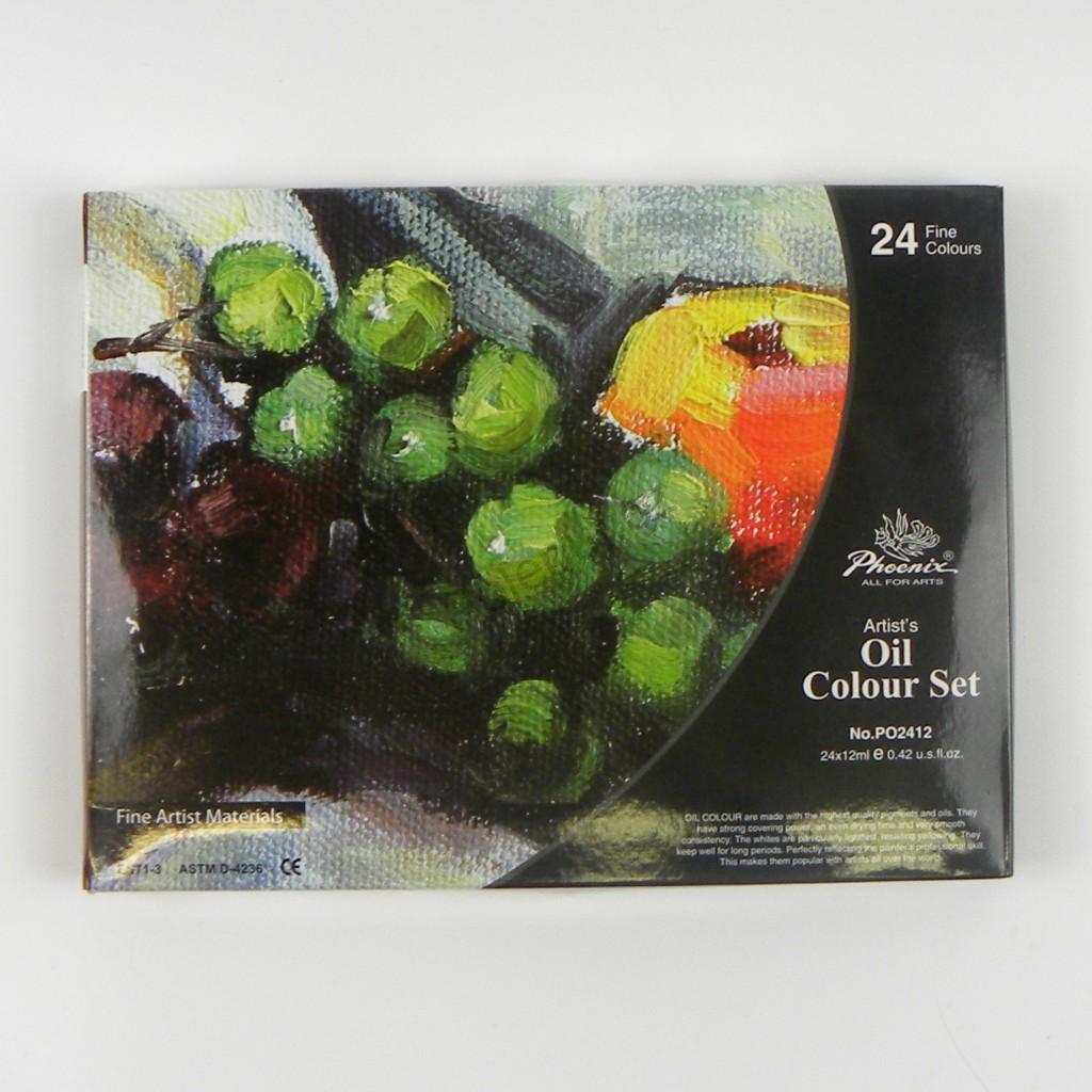 Phoenix Ölfarben-Set 12–24 x 12 ml