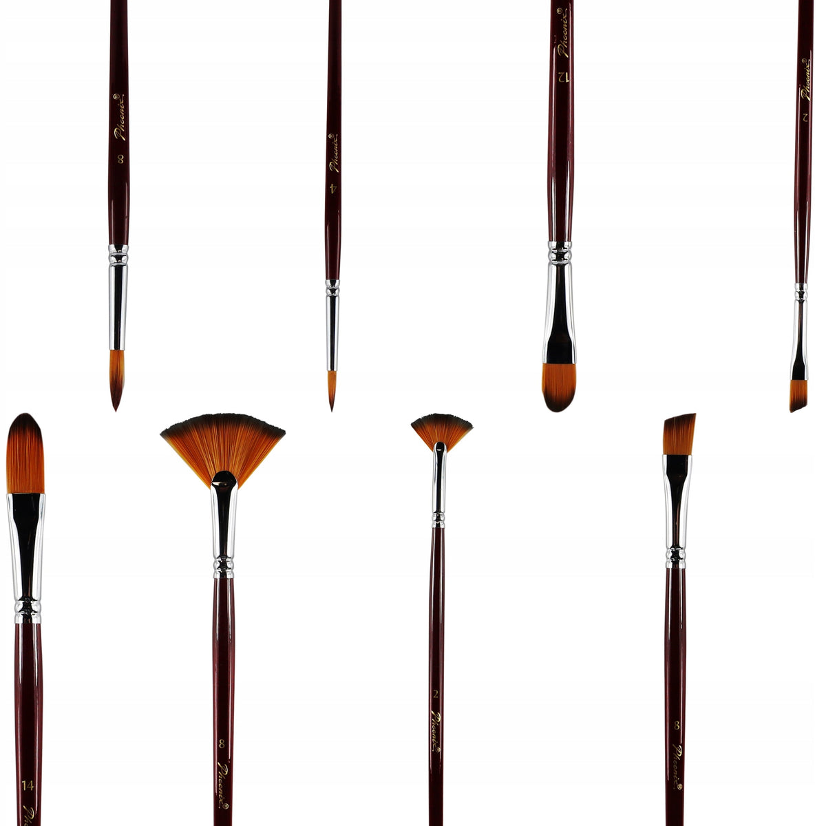 Phoenix Pinselset - 8-teilig