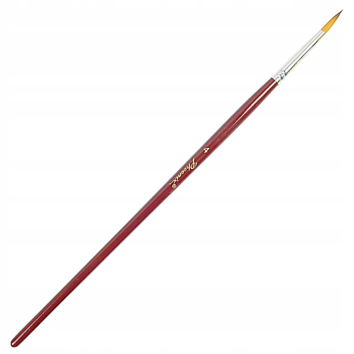 Phoenix Rundpinsel 6604RS, synthetisch, Größe 0–16 – 4#