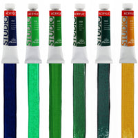 Phoenix STUDIO Acrylfarbenset 24 x 12 ml + Pinsel und Palette