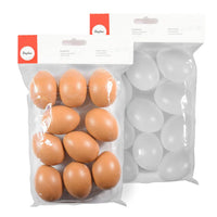 Rayher Kunststoff-Eier 6 cm, 10 Stück | verschiedene Farben