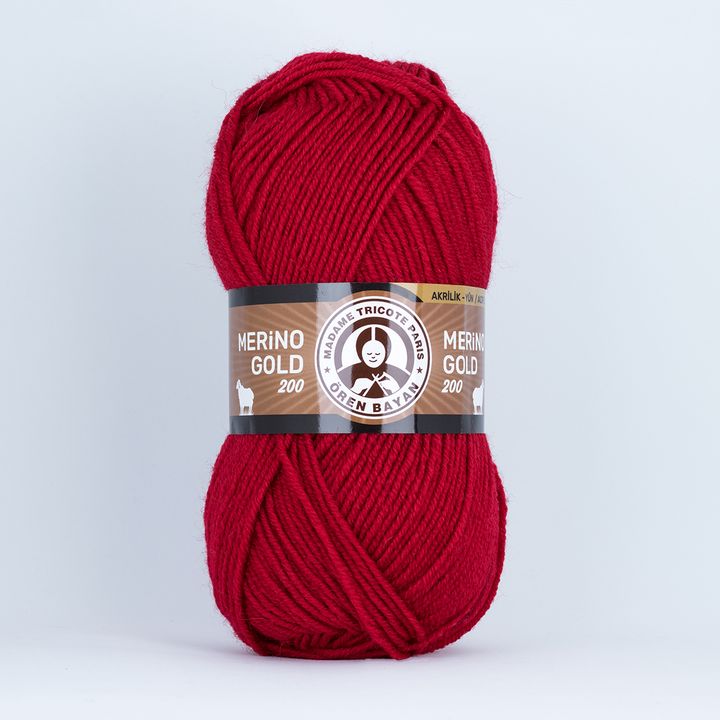 Merino Gold Batik 200 Mehrfarbiges Garn | verschiedene Farben | 033 Rot