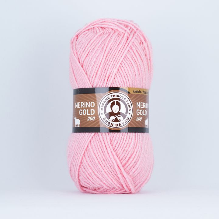 Merino Gold Batik 200 Mehrfarbiges Garn | verschiedene Farben | 039 Hellrosa