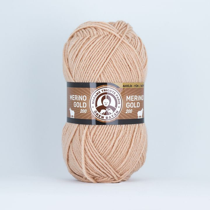 Merino Gold Batik 200 Mehrfarbiges Garn | verschiedene Farben | 114 Beige