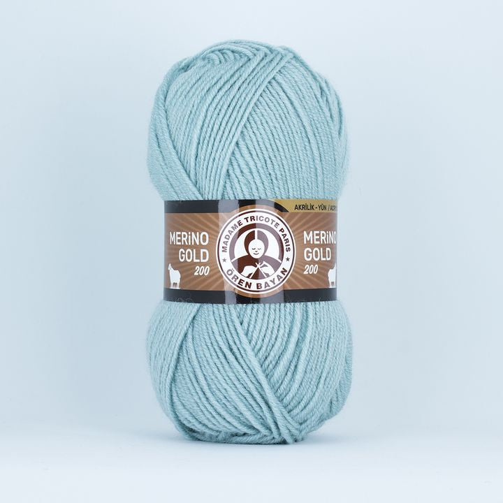 Merino Gold Batik 200 Mehrfarbiges Garn | verschiedene Farben | 135 Hellblau