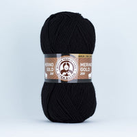 Merino Gold Batik 200 Mehrfarbiges Garn | verschiedene Farben | 999 Schwarz