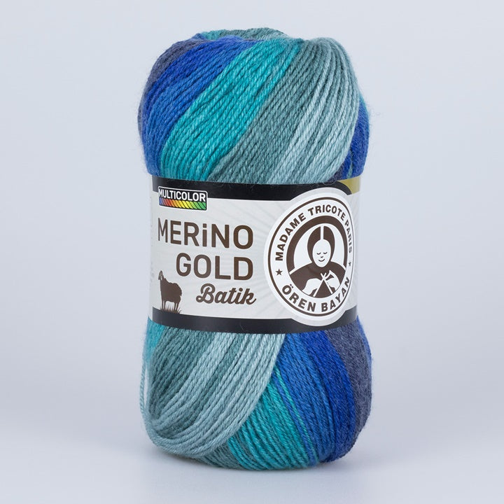 Merino Gold Batik Mehrfarbiges Garn | verschiedene Farben | 837