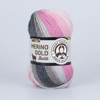 Merino Gold Batik Mehrfarbiges Garn | verschiedene Farben | 838