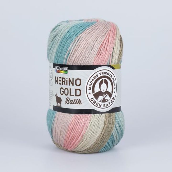 Merino Gold Batik Mehrfarbiges Garn | verschiedene Farben | 839
