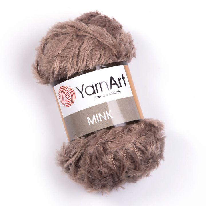 Nerz-Strickgarn von YarnArt | verschiedene Farben | 332 Hellbraun