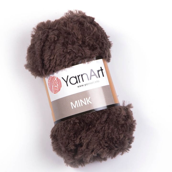 Nerz-Strickgarn von YarnArt | verschiedene Farben | 333 Dunkelbraun