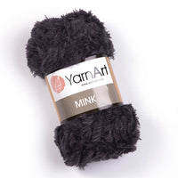 Nerz-Strickgarn von YarnArt | verschiedene Farben | 336 Schwarz