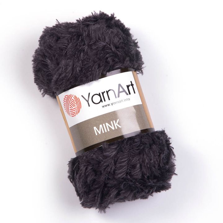 Nerz-Strickgarn von YarnArt | verschiedene Farben | 336 Schwarz