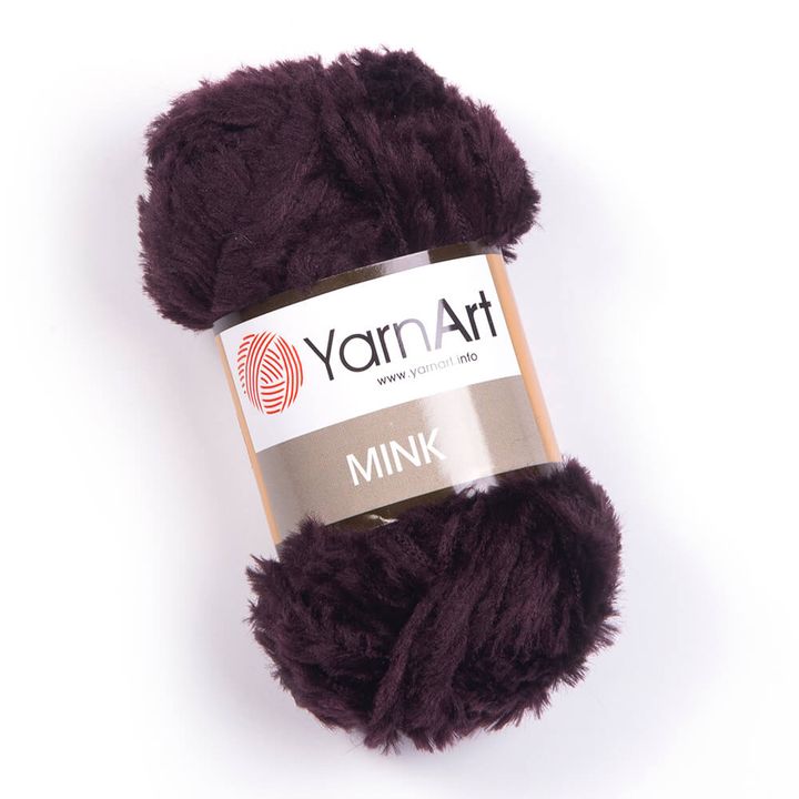 Nerz-Strickgarn von YarnArt | verschiedene Farben | 342 Auberginen-Violett