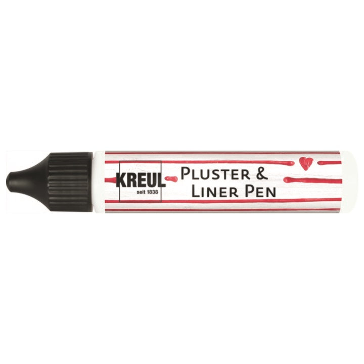 KREUL PicTixx Pluster- und Liner-Pen | verschiedene Farbtöne | weiß