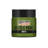 Matte Acrylfarbe - 50 ml – Olive