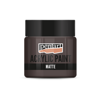 Matte Acrylfarbe - 50 ml – Erdbraun
