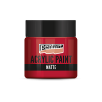 Matte Acrylfarbe - 50 ml – Lippenstiftrot
