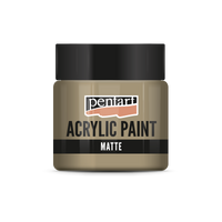 Matte Acrylfarbe - 50 ml – Haselnuss