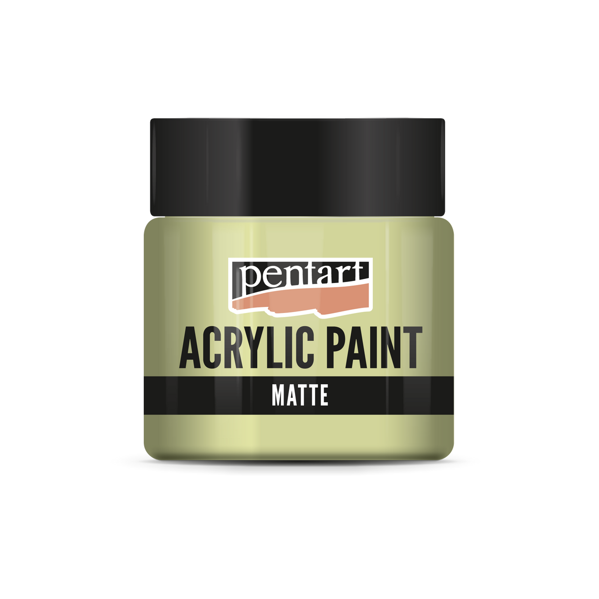 Matte Acrylfarbe - 50 ml – Vintage-Gelb