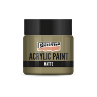 Matte Acrylfarbe - 50 ml – Falkenbraun