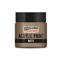 Matte Acrylfarbe - 50 ml – Marsbraun