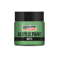 Matte Acrylfarbe - 50 ml – Papageiengrün