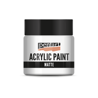 Matte Acrylfarbe - 50 ml – Gebrochenes Weiß