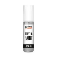 Metallic Acrylfarbe - 20 ml – Rokoko-Silber