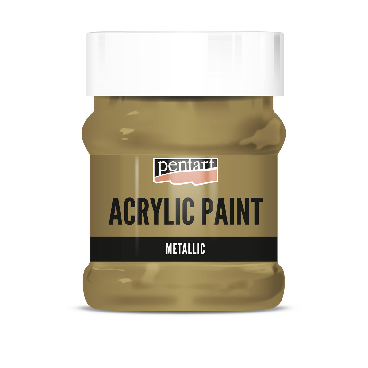 Metallic Acrylfarbe - 230 ml – Antik-Kupfer