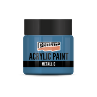 Metallic Acrylfarbe - 50 ml – Hellblau