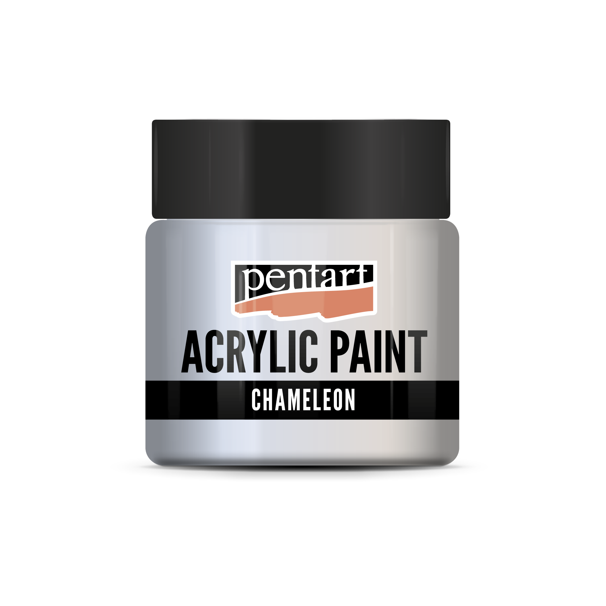 PENTART Chameleon Acrylfarbe mit Perleffekt - 50 ml – Blau-Pfirsich