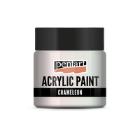 PENTART Chameleon Acrylfarbe mit Perleffekt - 50 ml – Rosa-Türkis