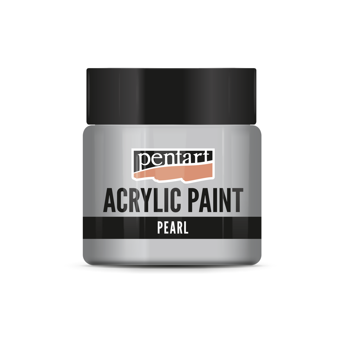 Perlmutt Acrylfarbe 50 ml – Grau