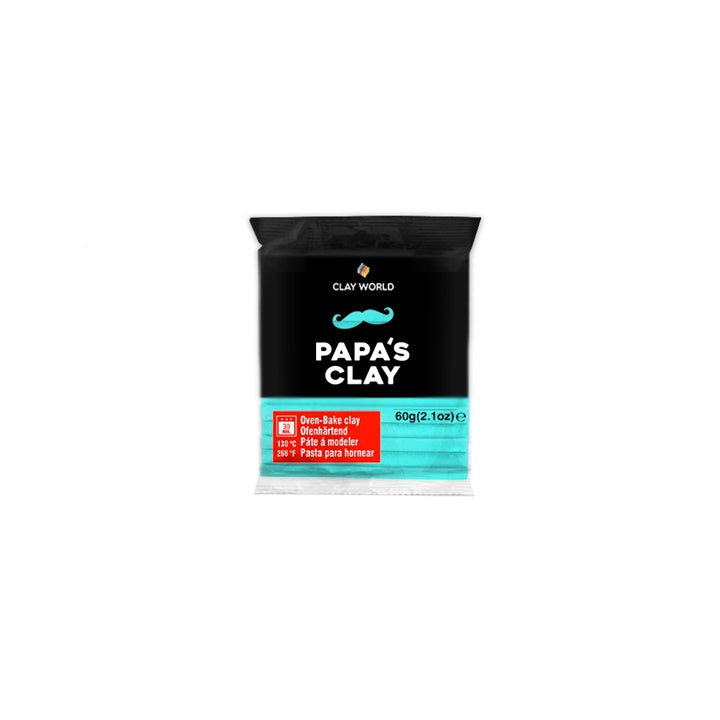 Polymer Clay Papa’s Clay 60 g in verschiedenen Farben für kreative Modellierarbeiten | ARTMIE