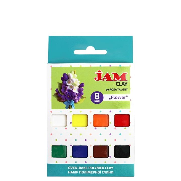 Polymer-Ton Rosa Talent - Blumenset 8 x 20 g — Bild 3