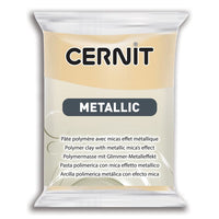 CERNIT Metallic Polymer-Modelliermasse 56 g | verschiedene Farbtöne | champagne