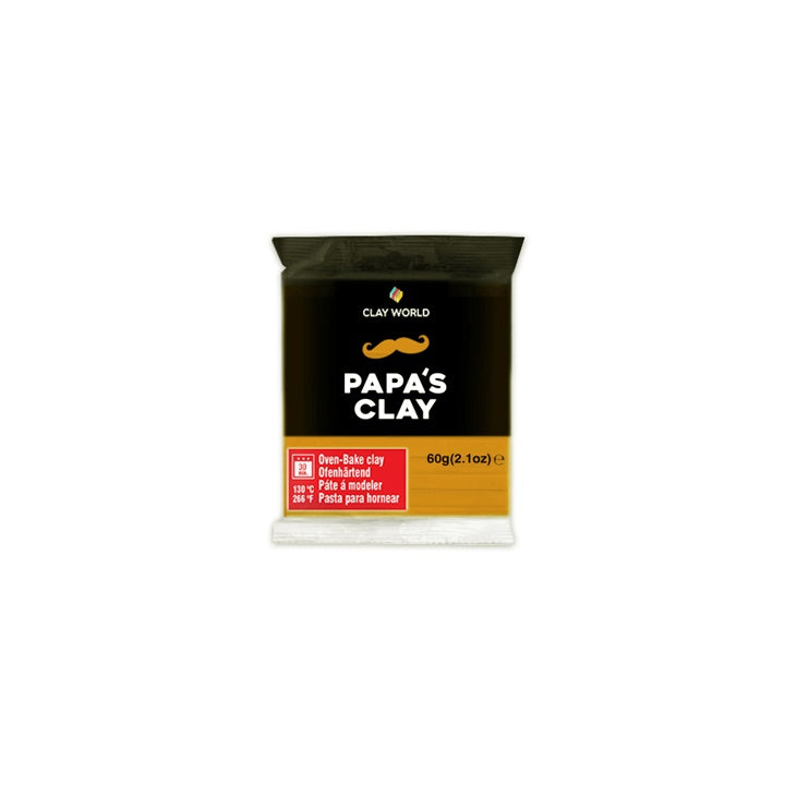 Polymer Clay Papa’s Clay 60 g | verschiedene Farbtöne | senffarben
