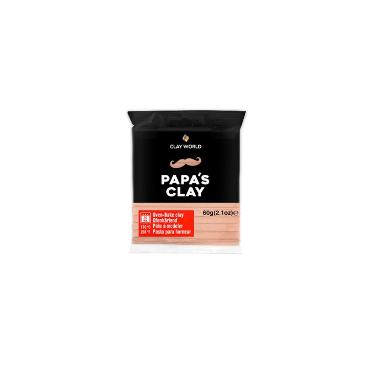 Polymer Clay Papa’s Clay 60 g | verschiedene Farbtöne | latte