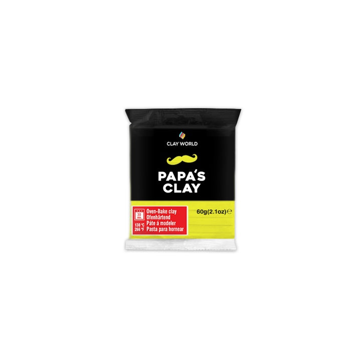 Polymer Clay Papa’s Clay 60 g | verschiedene Farbtöne — Bild 3