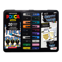 Posca Marker-Set GRAFFITI, Farbmix - 20 Stk.