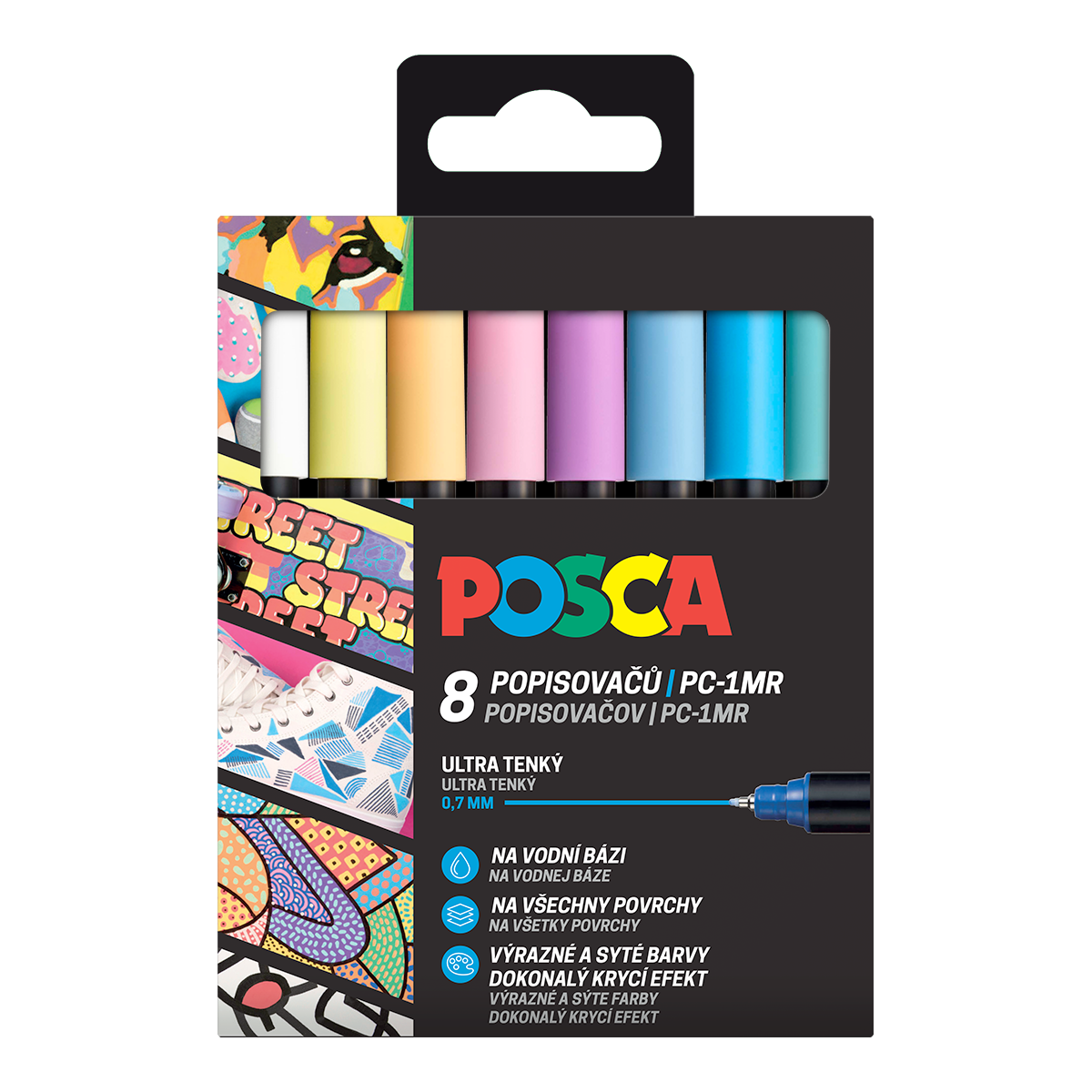 Posca Marker-Set Pastellfarben (8 Stk.)